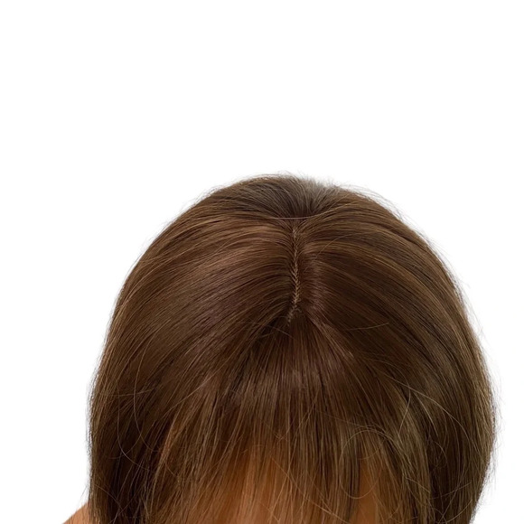 24 “ Ombre Blonde to brown Wavy wig with bangs for daily use - Picture 7 of 16